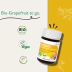 CitroBiotic® Kapseln von sanitas – Bio-Grapefruitkernextrakt mit Acerola-Vitamin C, 30 Kapseln, mit Bio-, Vegan- und Glutenfrei-Siegel