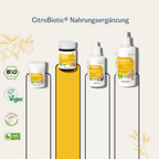 CitroBiotic® Nahrungsergänzung von sanitas – alle Varianten im Überblick: Tabletten, Kapseln, 60ml und 100ml Flüssigextrakt, bio, vegan, glutenfrei, ohne Zusatzstoffe
