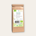 Grüner Bio-Tee Vanille Darjeeling von sanitas – 100g, kontrolliert-biologischer Grüntee mit natürlichem Vanillearoma, glutenfrei, laktosefrei