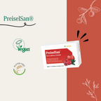 PREISELSAN® Cranberry-Extrakt von sanitas – 90 Tabletten mit Acerola-Vitamin C, vegan und glutenfrei