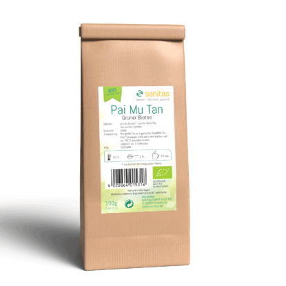 Organic green tea China "Pai Mu Tan kbA"